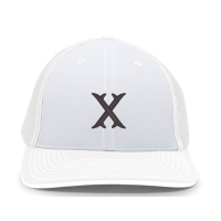 Custom Embroidered White Flexfit Hat